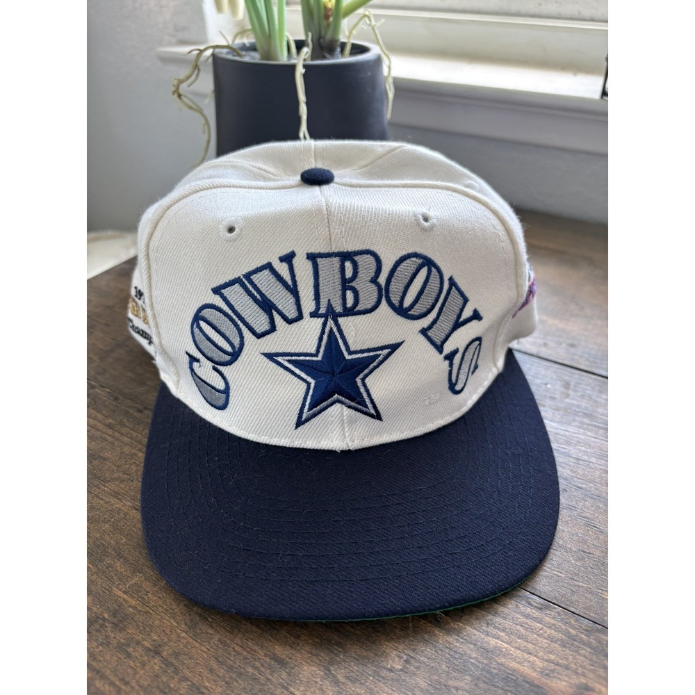 Vintage 90s Annco Dallas Cowboys NFL Super Bowl Champions Arch Snapback Hat